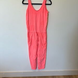 Frank & Eileen Pink Sleeveless Heritage Jumpsuit Womens Size XS Errands Casual